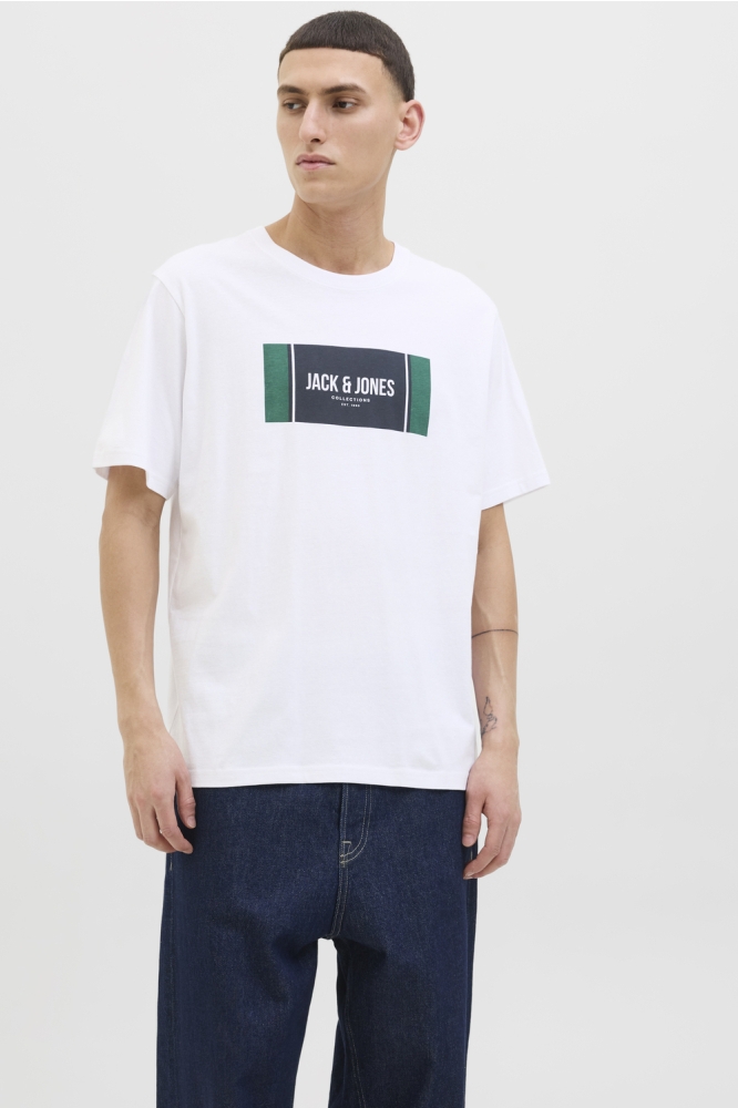 JJHAYATO TEE SS CREW NECK BTS LN 12278508 WHITE